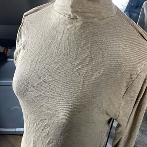 Polo by Ralph Lauren Tan Turtleneck Top